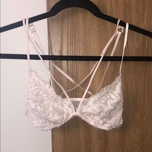 Ivory, strappy bralette